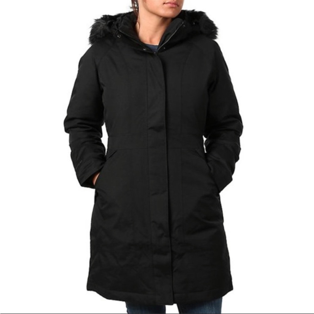XXL The North Face Black Goose Down Parka